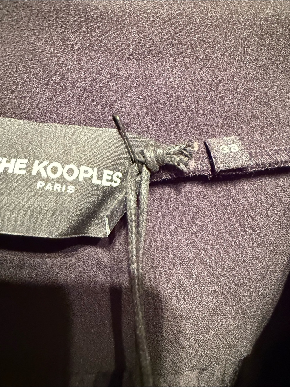 The Kooples Classic Black Long-Sleeve V-Neck Jumpsuit women’s size 6 $350 - Picture 5 of 10
